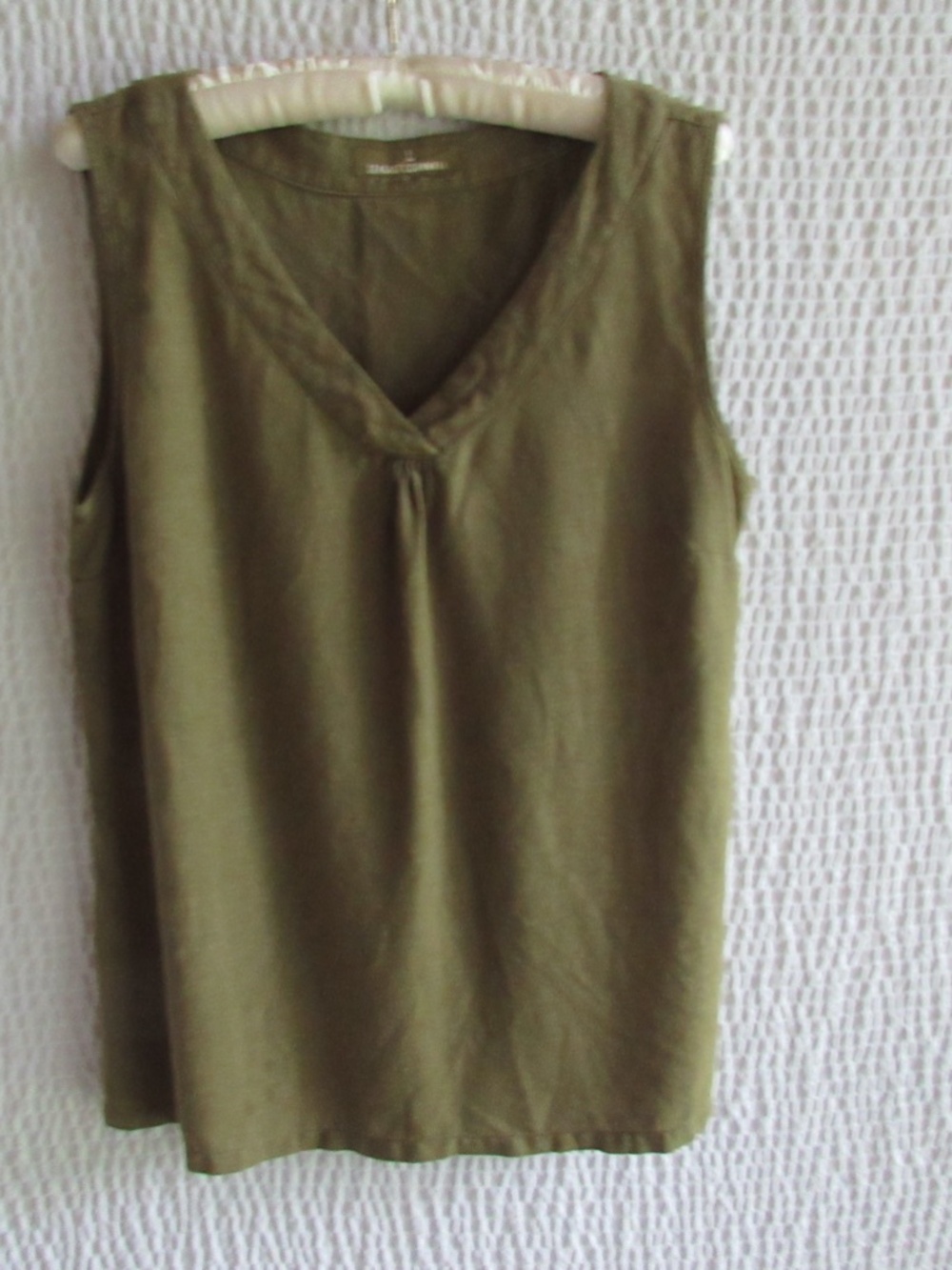 Solid Green Linen Pullover Top Seasalt Cornwall Womens S Lagenlook Shirt